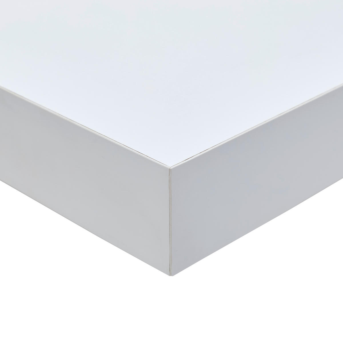 POLICA ZIDNA bijela  drvni materijal  - bijela, Basics, drvni materijal (80/5/25cm) - Xora