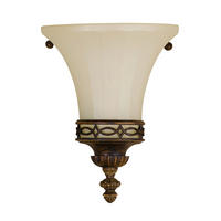 WANDLEUCHTE Drawing Room 17.5/22.9/10.2 cm  - Braun, KONVENTIONELL, Metall (17.5/22.9/10.2cm) - Elstead Lighting