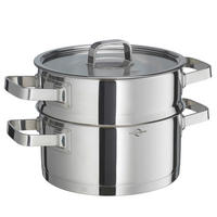 GEMÜSEDÄMPFER SAN REMO 3 L  - Edelstahlfarben, Basics, Metall (20/21/20cm) - KÜCHENPROFI