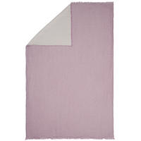 WOHNDECKE Musa 150/200 cm  - Lila/Naturfarben, KONVENTIONELL, Textil (150/200cm) - Ambiente