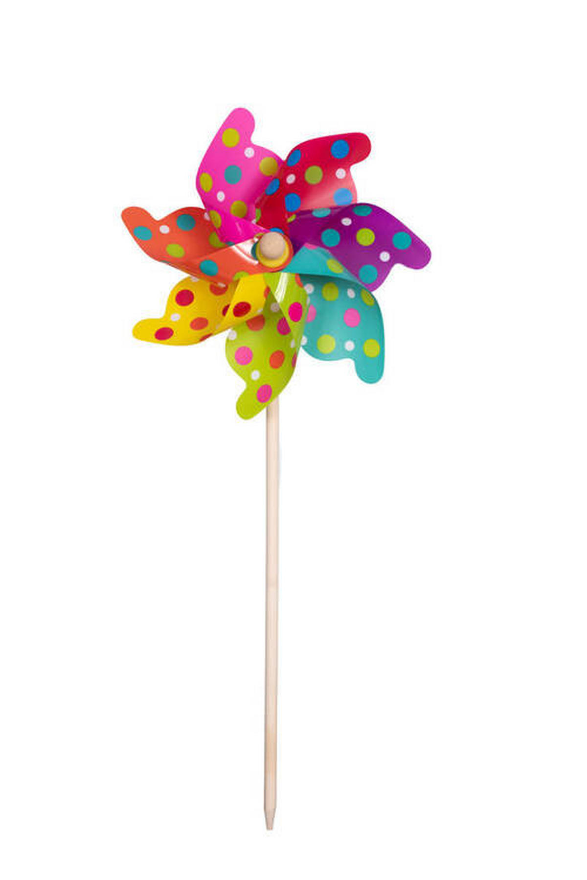 VETERNÉ KOLESO - viacfarebná, Konventionell, drevo/plast (22/55cm)