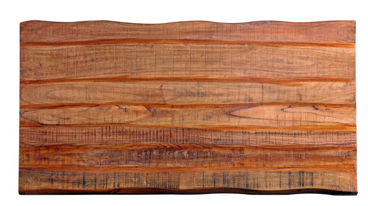 COUCHTISCH Akazie Hartholz 118/70/45 cm Schwarz, Akaziefarben  - Schwarz/Akaziefarben, Natur, Holz/Metall (118/70/45cm) - Landscape