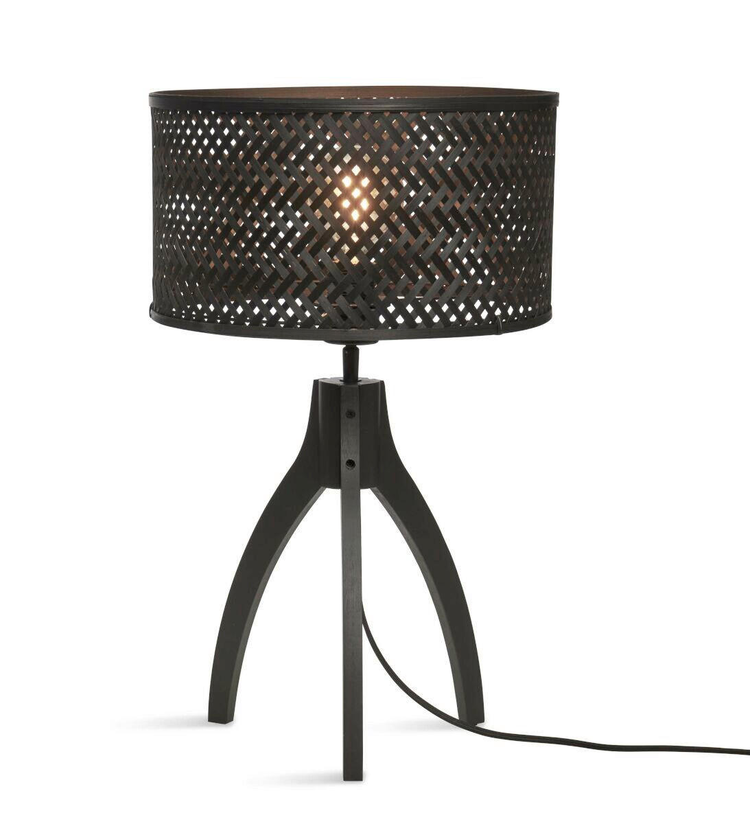 STOLNÍ LAMPA, nástěnný stmívač, 20/40/20 cm - černá, Trend (20/40/20cm) - Good & Mojo
