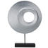 SKULPTUR - Silberfarben/Schwarz, Basics, Holzwerkstoff/Metall (25/36/6cm) - Ambia Home SKULPTUR - Silberfarben/Schwarz, Basics, Holzwerkstoff/Metall (25/36/6cm) - Ambia Home