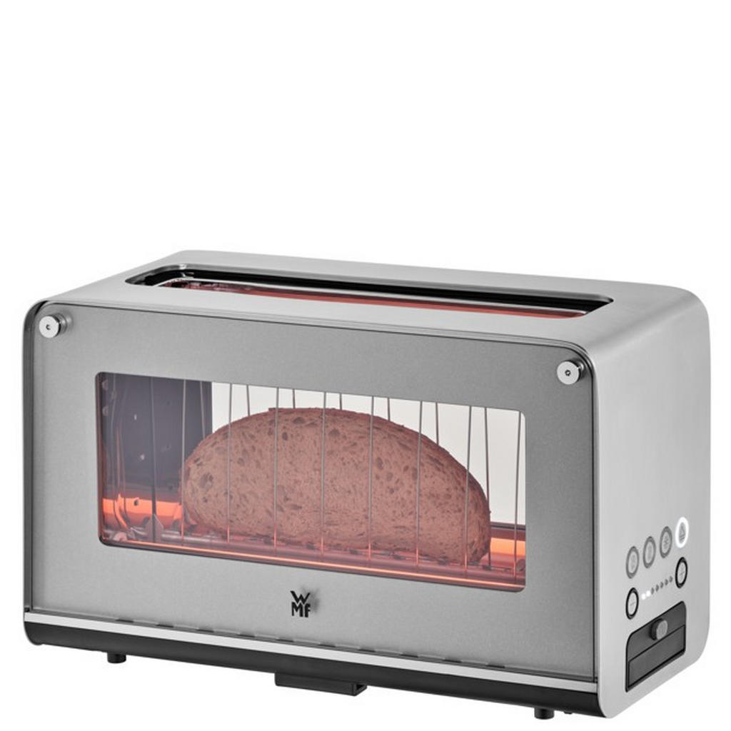 Thumbnail - WMF Toaster Lono, Metall, 20x32.6x41 cm, Krümelschublade, Brötchenaufsatz, Auftaufunktion, Schnellstoppfunktion, automat...