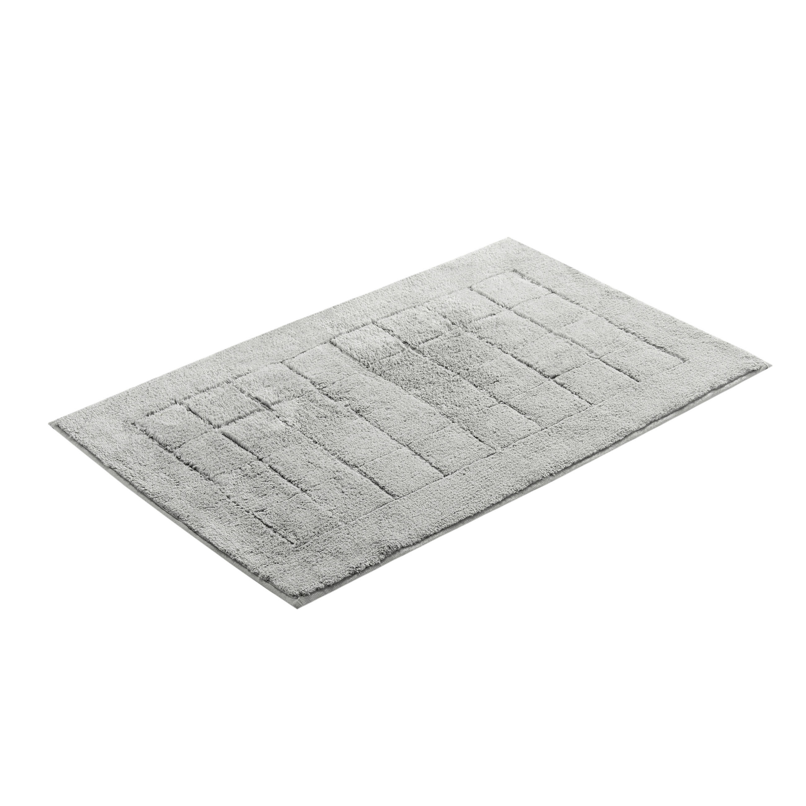 BADEMATTE Chromfarben 60/100 cm  - Chromfarben, Basics, Kunststoff/Textil (60/100cm) - Vossen