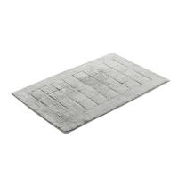 BADEMATTE Chromfarben 67/120 cm  - Chromfarben, Basics, Kunststoff/Textil (67/120cm) - Vossen