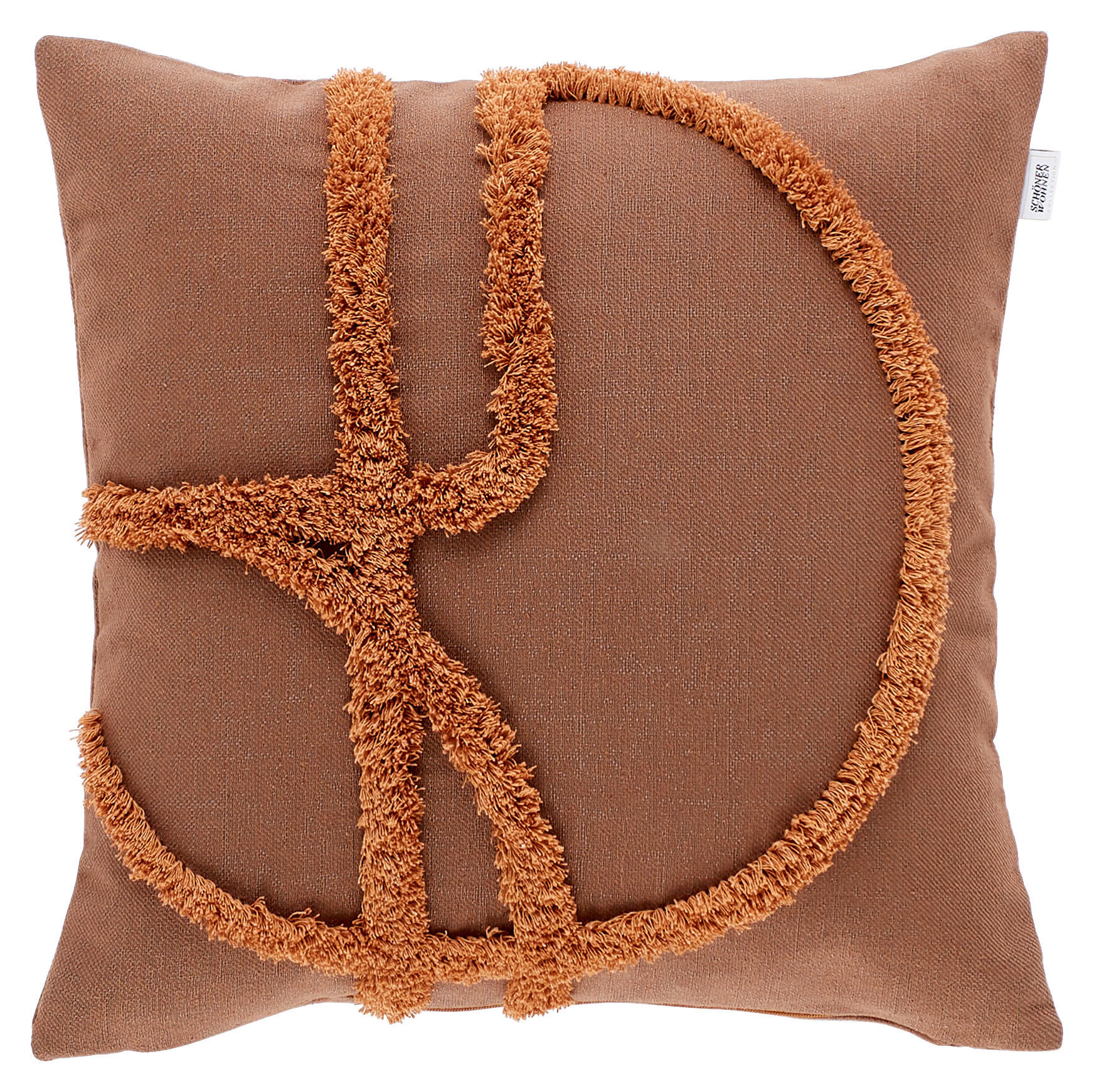 KISSENHÜLLE SW-JOIN 45/45 cm  - Cognac/Braun, Trend, Textil (45/45cm) - Schöner Wohnen
