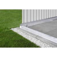 BODENRAHMEN 222/4/222 cm  - Alufarben, Basics, Metall (222/4/222cm) - Biohort