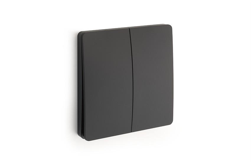 SCHALTER - Schwarz, Basics, Kunststoff (8,6/8,6/1,6cm) - HKT