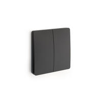 SCHALTER - Schwarz, Basics, Kunststoff (8,6/8,6/1,6cm) - HKT