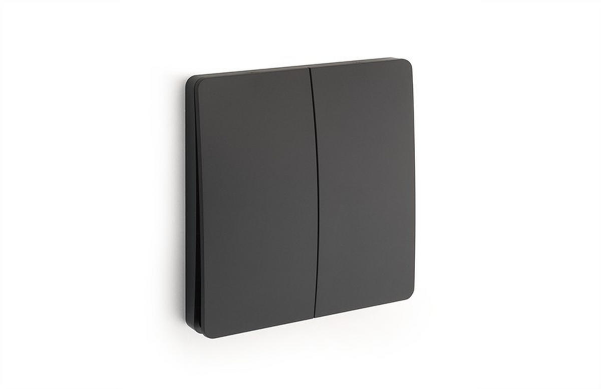 SCHALTER - Schwarz, Basics, Kunststoff (8,6/8,6/1,6cm) - HKT