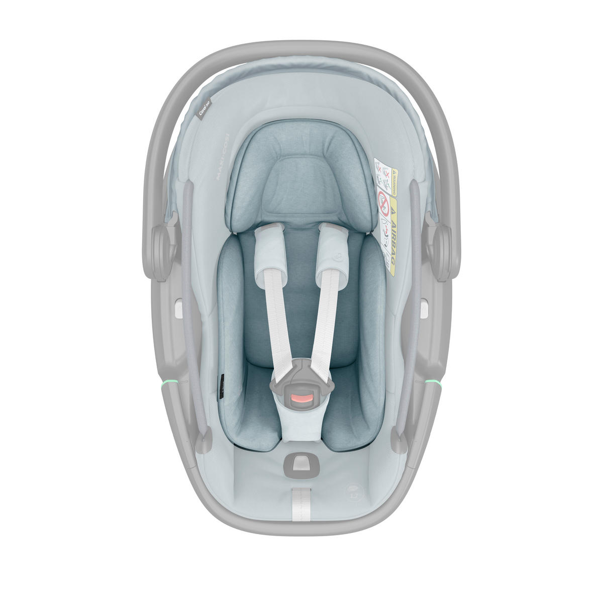 AUTO-SEDIŠTE ZA BEBE  Coral 360  - svetlosiva/crna, Osnovno, tekstil/metal (44/58/68cm) - Maxi-Cosi