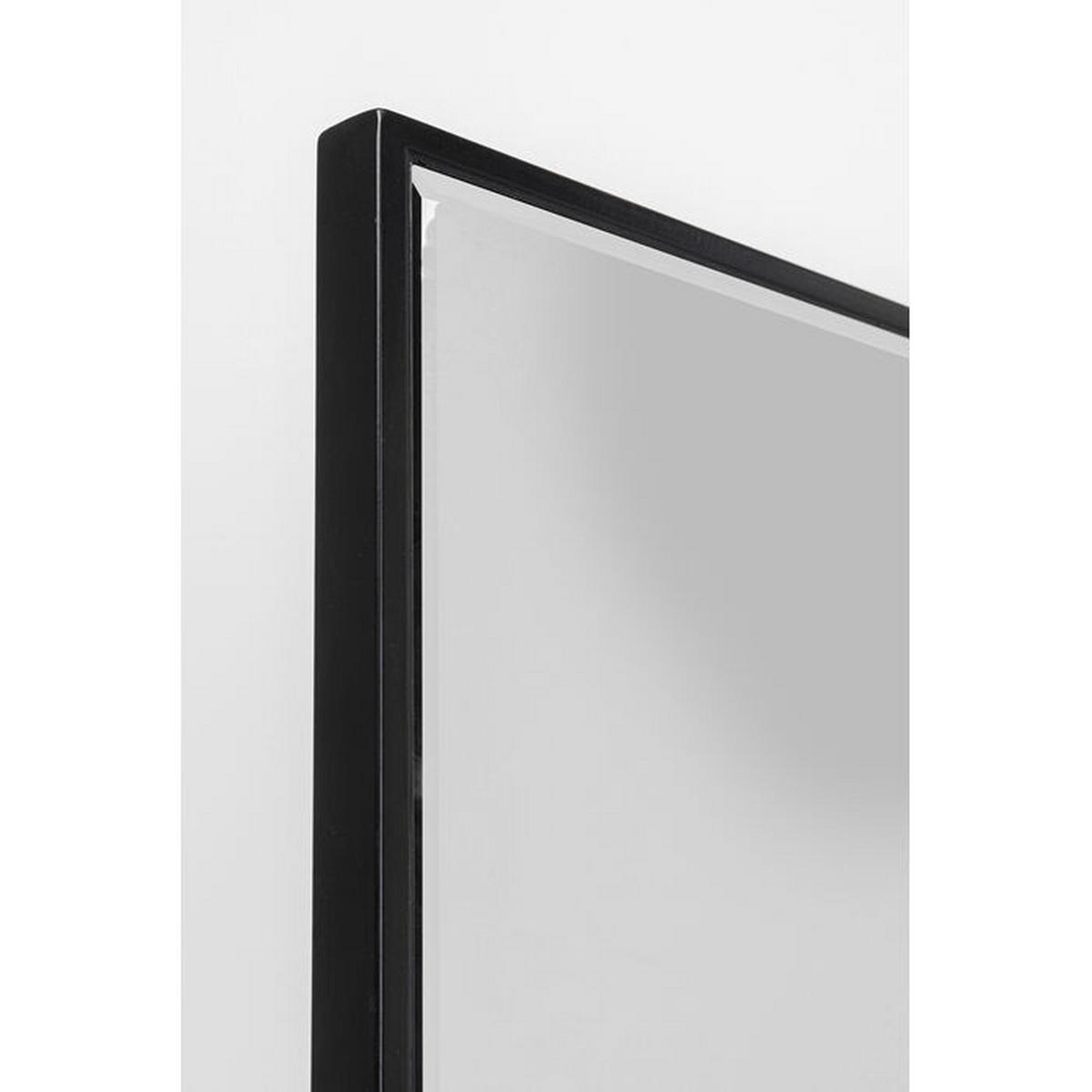 STANDSPIEGEL 46/180/30 cm  - Schwarz/Grau, Design, Glas/Naturmaterialien (46/180/30cm) - Kare-Design