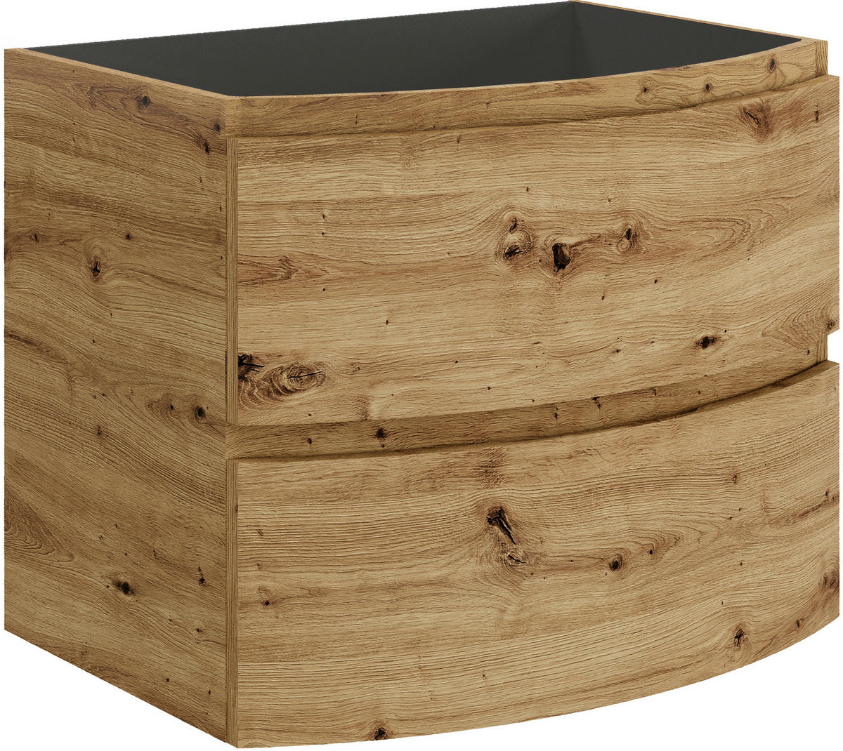 BADEZIMMER 4-teilig  in 105 cm  - Eiche Artisan/Weiß, Natur, Holzwerkstoff/Stein (105cm) - Voleo