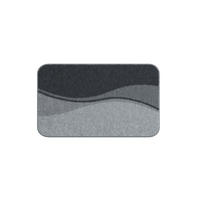 BADTEPPICH FLASH Anthrazit 50/80 cm  - Anthrazit, Basics, Kunststoff/Textil (50/80cm) - Grund