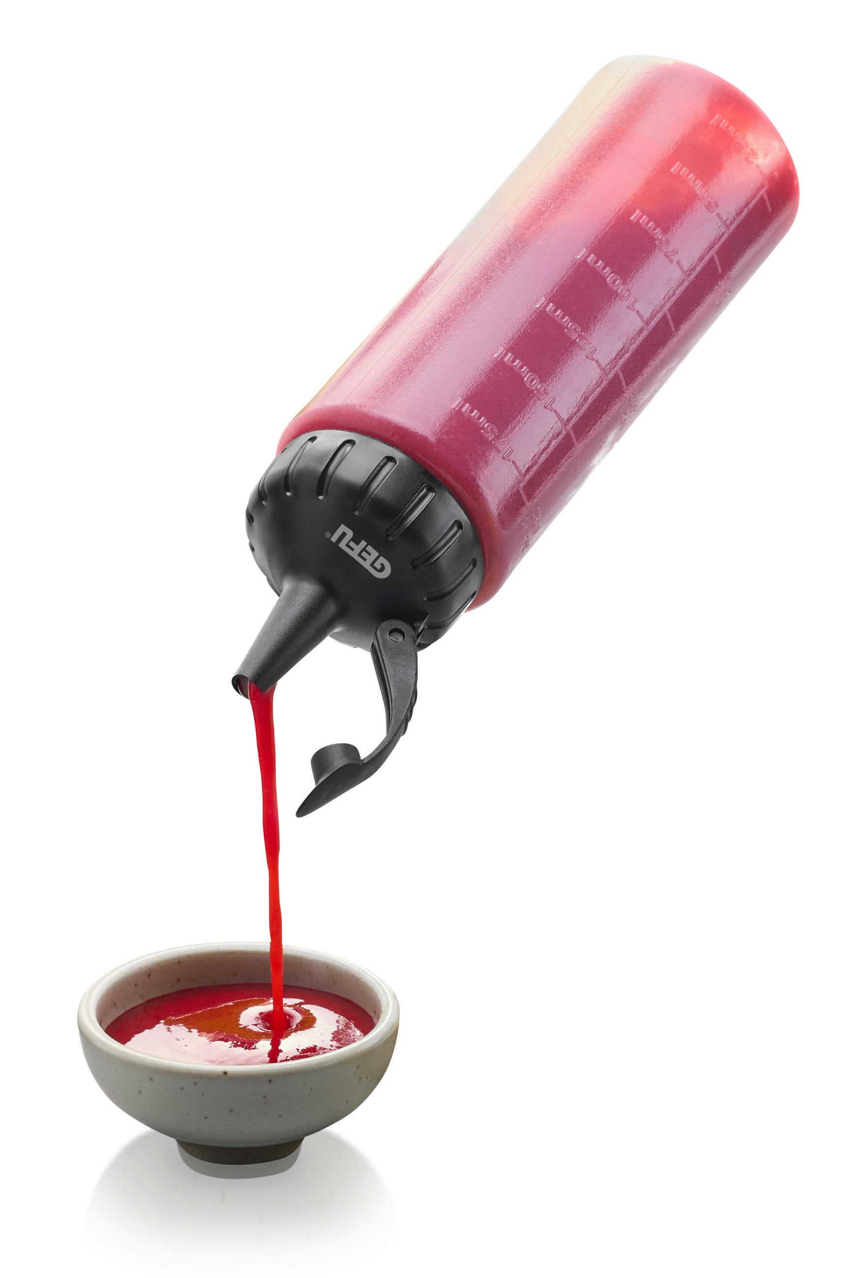 BOCA ZA OCAT/ULJE plastika FLEXI-FILL - prozirno/crna, Design, plastika (5/17,5cm) - Gefu