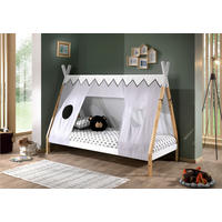 HAUSBETT Rollrost 90/200 cm  - Weiß/Kieferfarben, MODERN, Holz (90/200cm) - MID.YOU