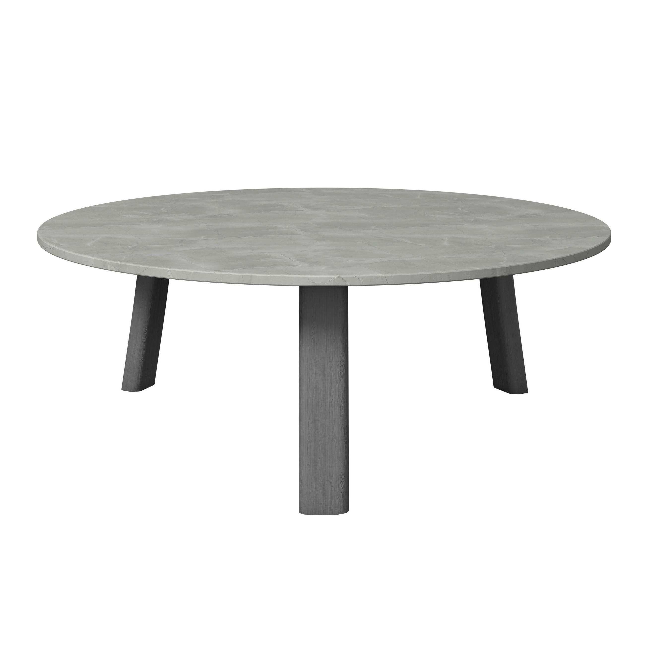 LOUNGETISCH  - Hellgrau/Graphitfarben, ROMANTIK / LANDHAUS, Holz/Kunststoff (95/95/34cm) - Dieter Knoll