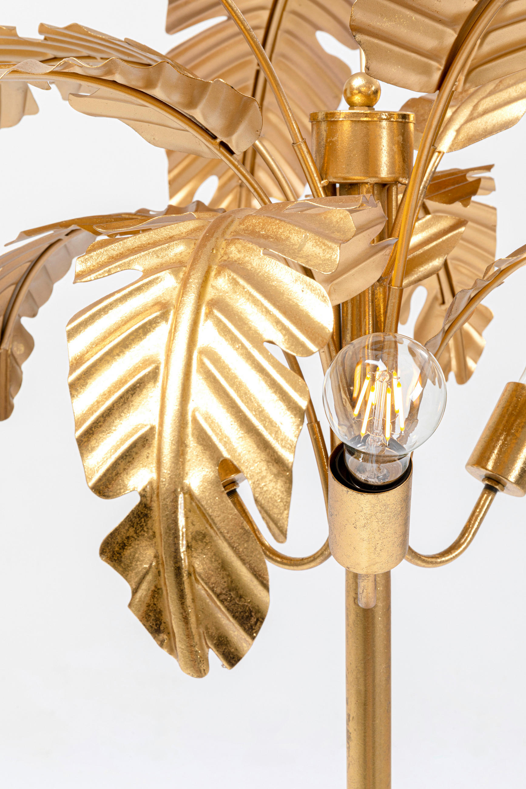 Thumbnail - Kare-Design Stehleuchte Palmera, Gold, Metall, 90x170x90 cm, Lampen & Leuchten, Innenbeleuchtung, Stehlampen, Stehlampen