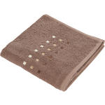 HANDTUCH 50/100 cm QUATTRO Braun, Taupe  - Taupe/Braun, KONVENTIONELL, Textil (50/100cm) - Esposa
