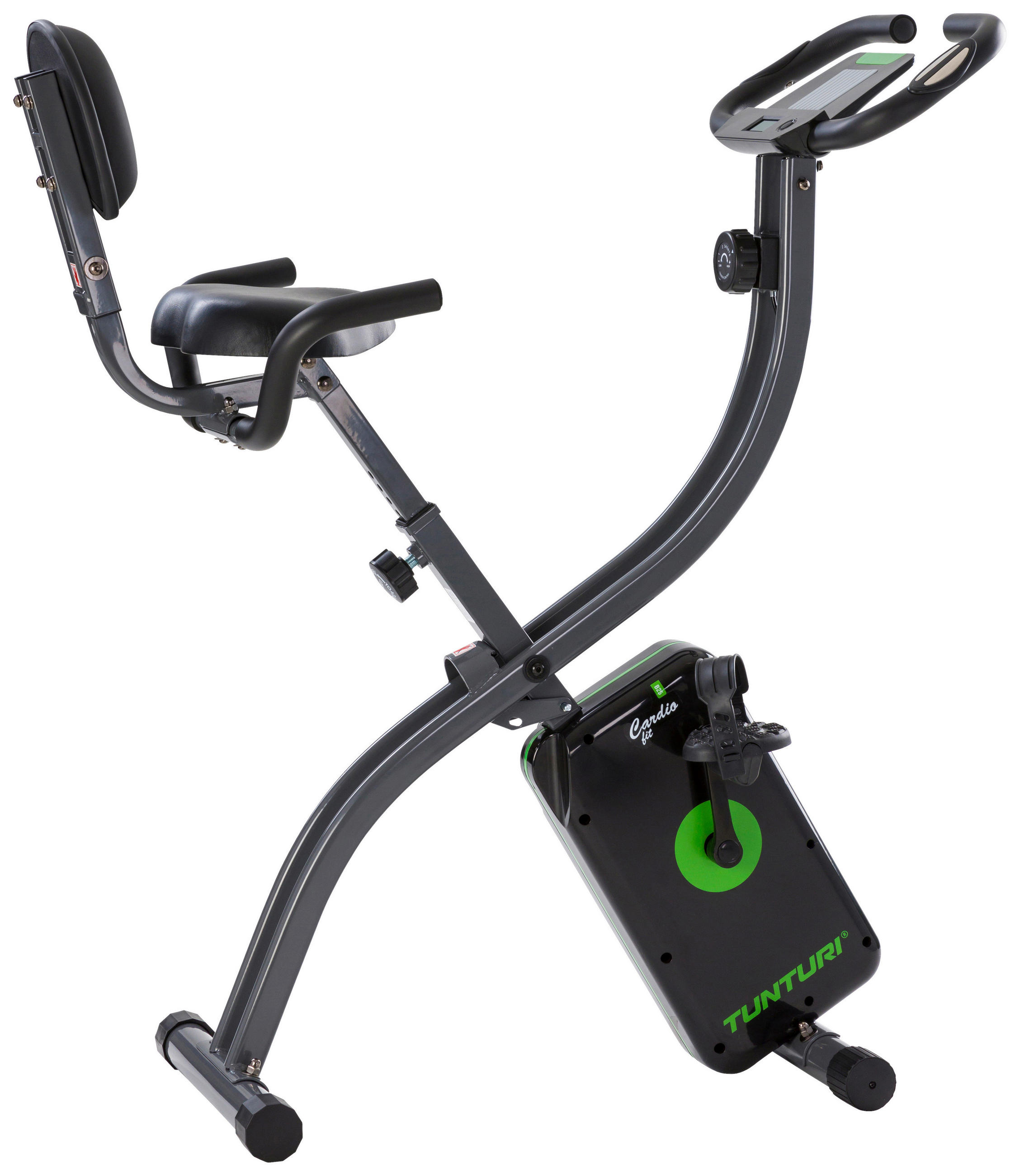 HEIMTRAINER - Grau/Grün, Basics (110/53/117cm)