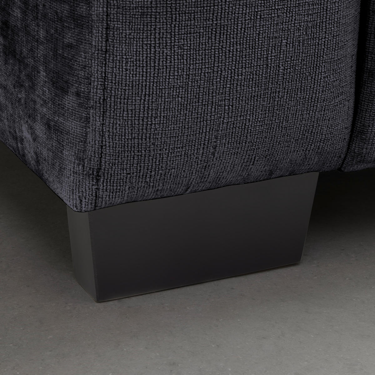 BIG SOFFA i svart  - svart, Modern, trä (246/93/124cm) - MID.YOU