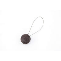 MAGNET PENTRU PRINDERE PERDEA  - maro, Basics, metal (1null)