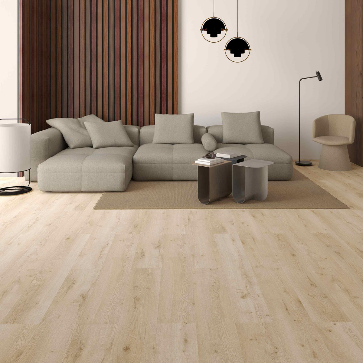 VINYLOVÁ PODLAHA  (m²) barvy dubu - barvy dubu, Design, plast (123,4/19,8/0,5cm) - Barlinek