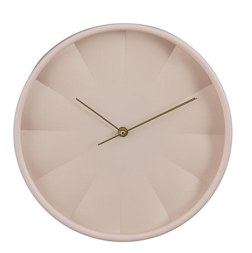 VÄGGKLOCKA ljusrosa  - ljusrosa, Natur, plast (30cm)