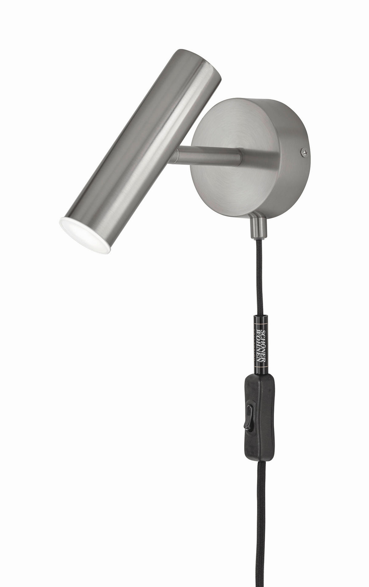 LED-WANDLEUCHTE 10/17 cm   - Nickelfarben, Basics, Metall (10/17cm) - Schöner Wohnen