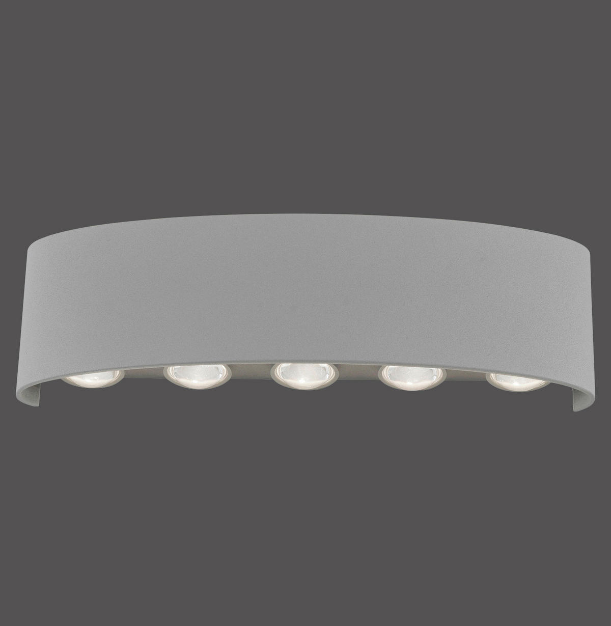 LED-WANDLEUCHTE Carlo 27/4,7/8 cm   - Silberfarben, Design, Metall (27/4,7/8cm) - Paul Neuhaus