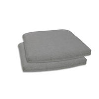 GARTENSITZKISSENSET Uni  - Grau, Basics, Textil (40-47/5/45cm)