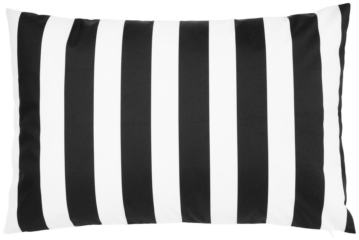 POŤAH NA VANKÚŠ DO EXTERIÉRU  40/60 cm - čierna/biela, Design, textil (40/60cm) - Esposa