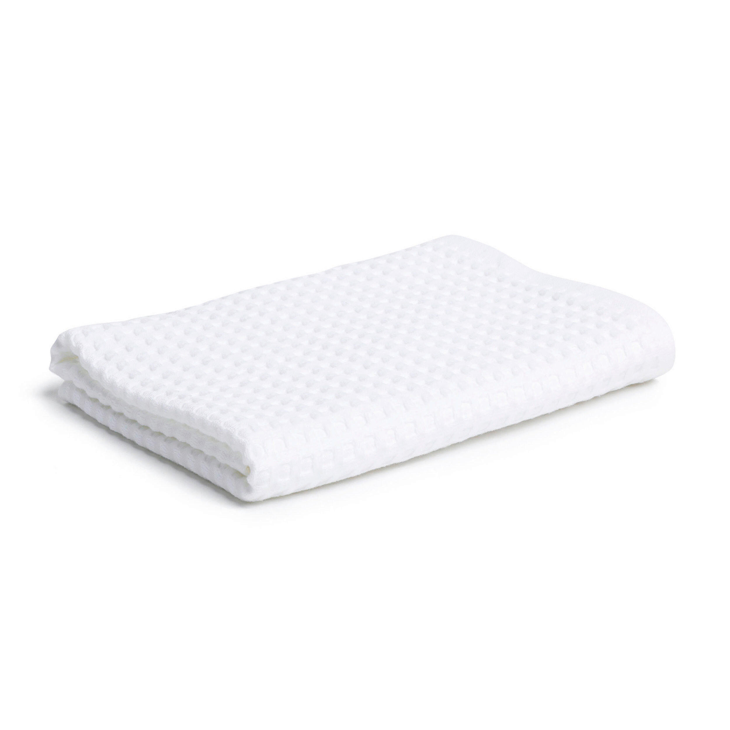 HANDTUCH PIQUEE Weiß  - Weiß, Basics, Textil (50/100cm) - Moeve