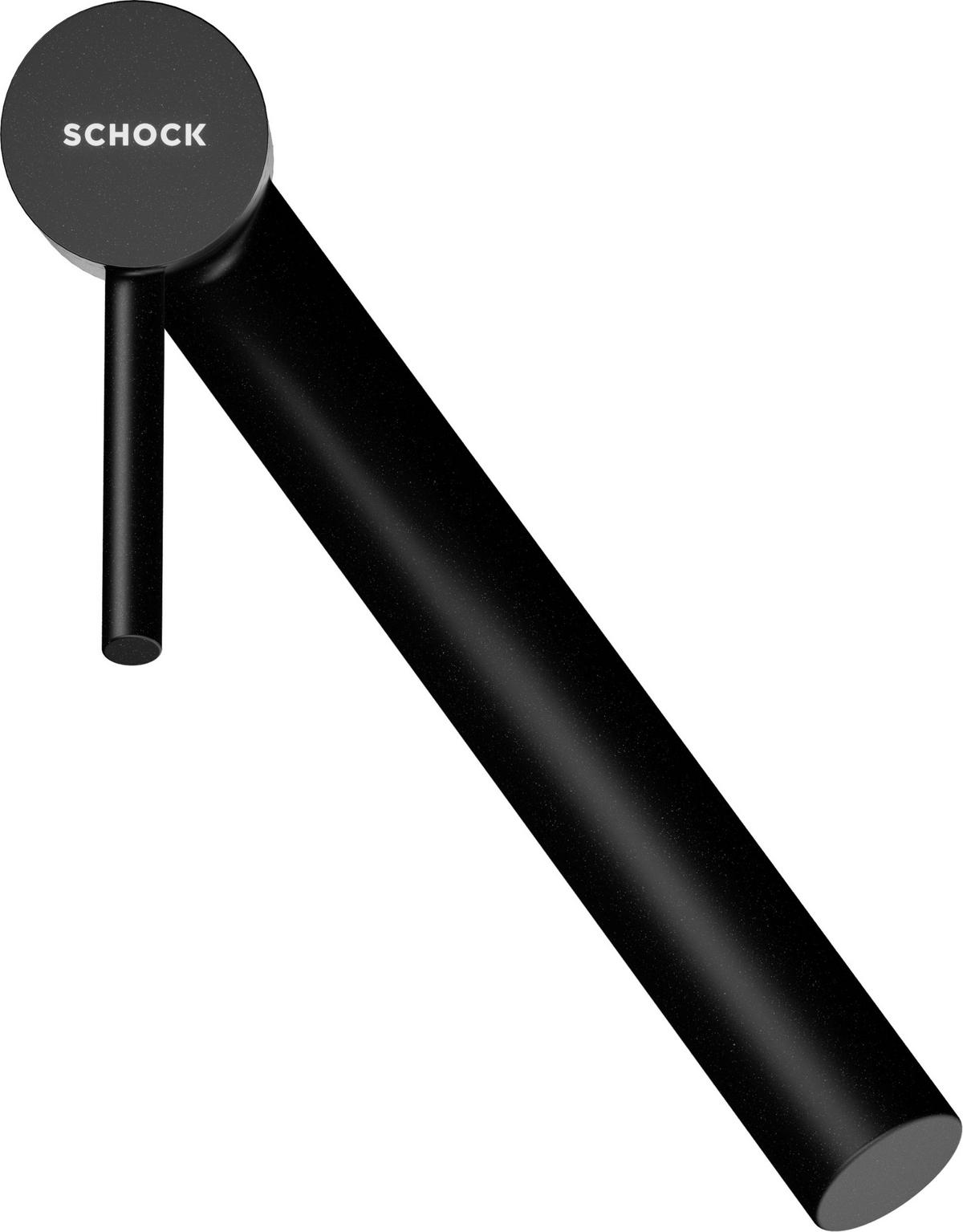 KÜCHENARMATUR 530120PUR  - Schwarz, Basics, Stein (4,5/18,7/21,3cm) - Schock