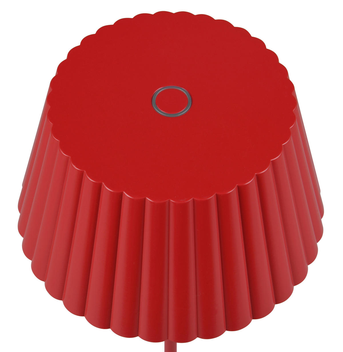 NABÍJATEĽNÁ STOLNÁ LAMPA 13,5/39 cm - červená, Trend, kov (13,5/39cm)