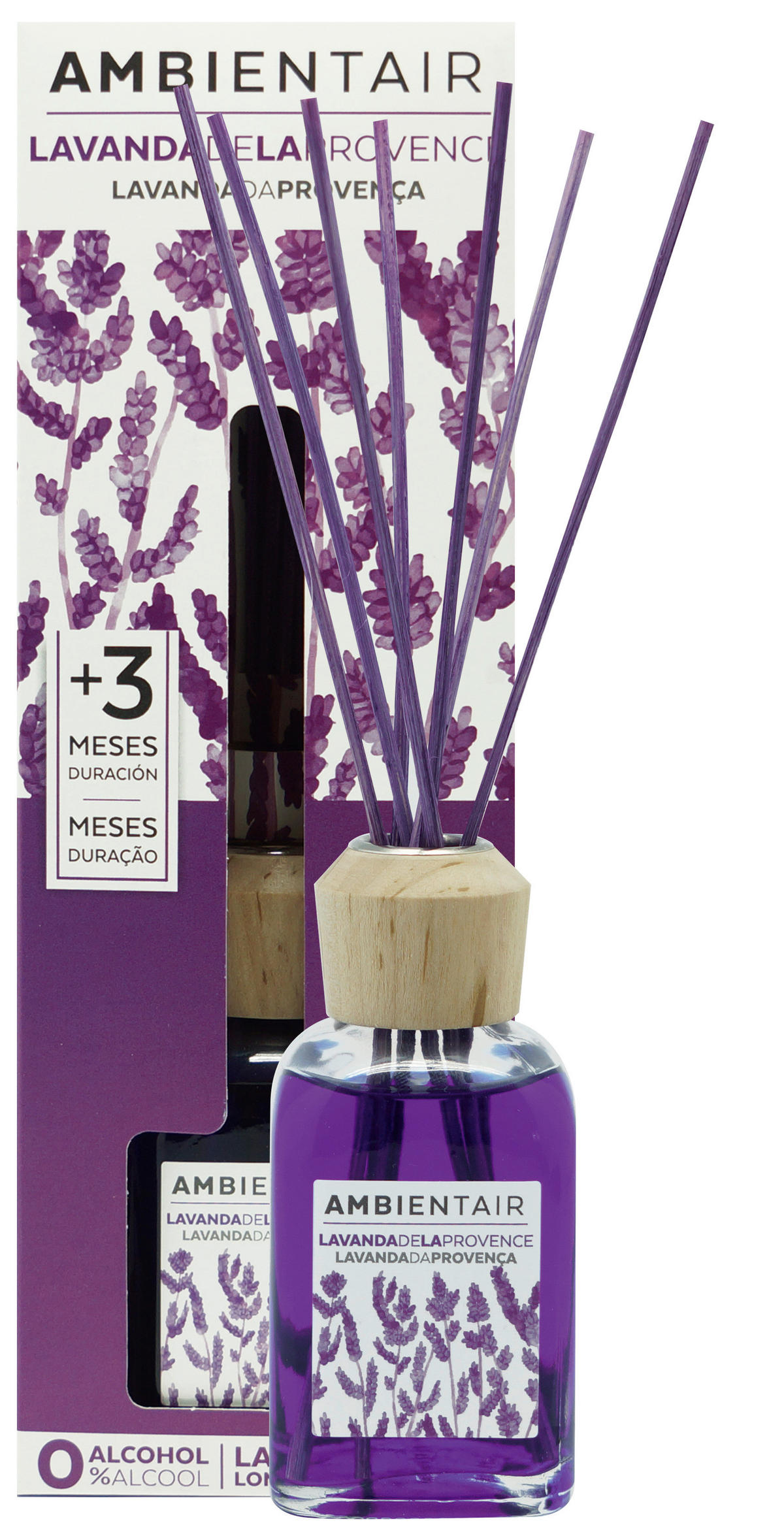 DIŠAVA ZA PROSTOR French Lavander  - večbarvno, Basics, umetna masa/steklo (100ml) - Ambientair