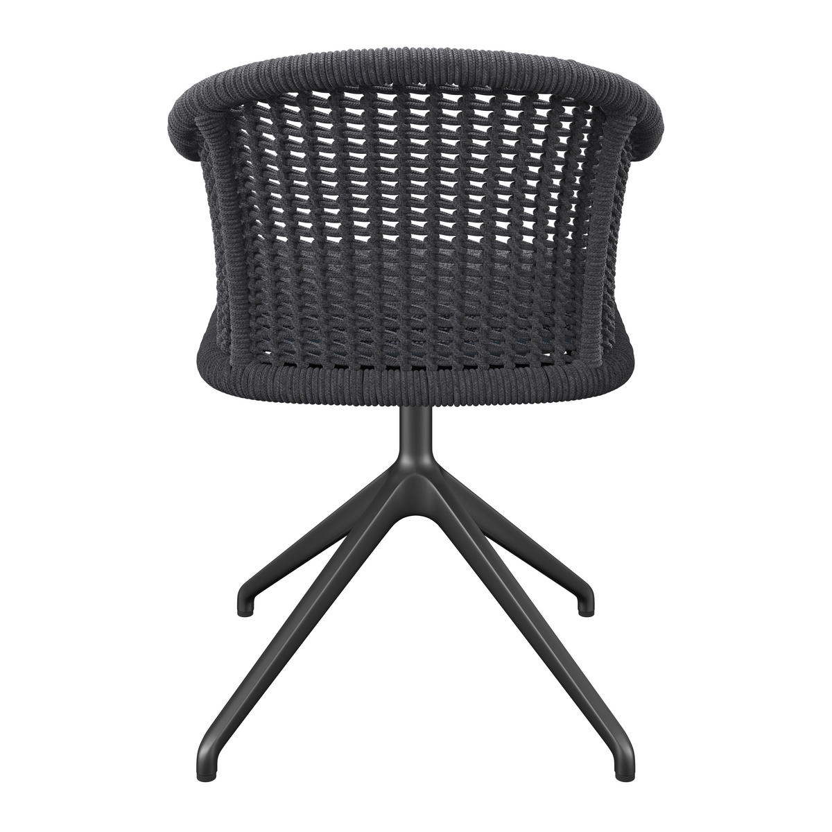 KERTI SZÉK fém, textil antracit  - antracit, Basics, textil/fém (56/78,5/62,5cm) - Amatio