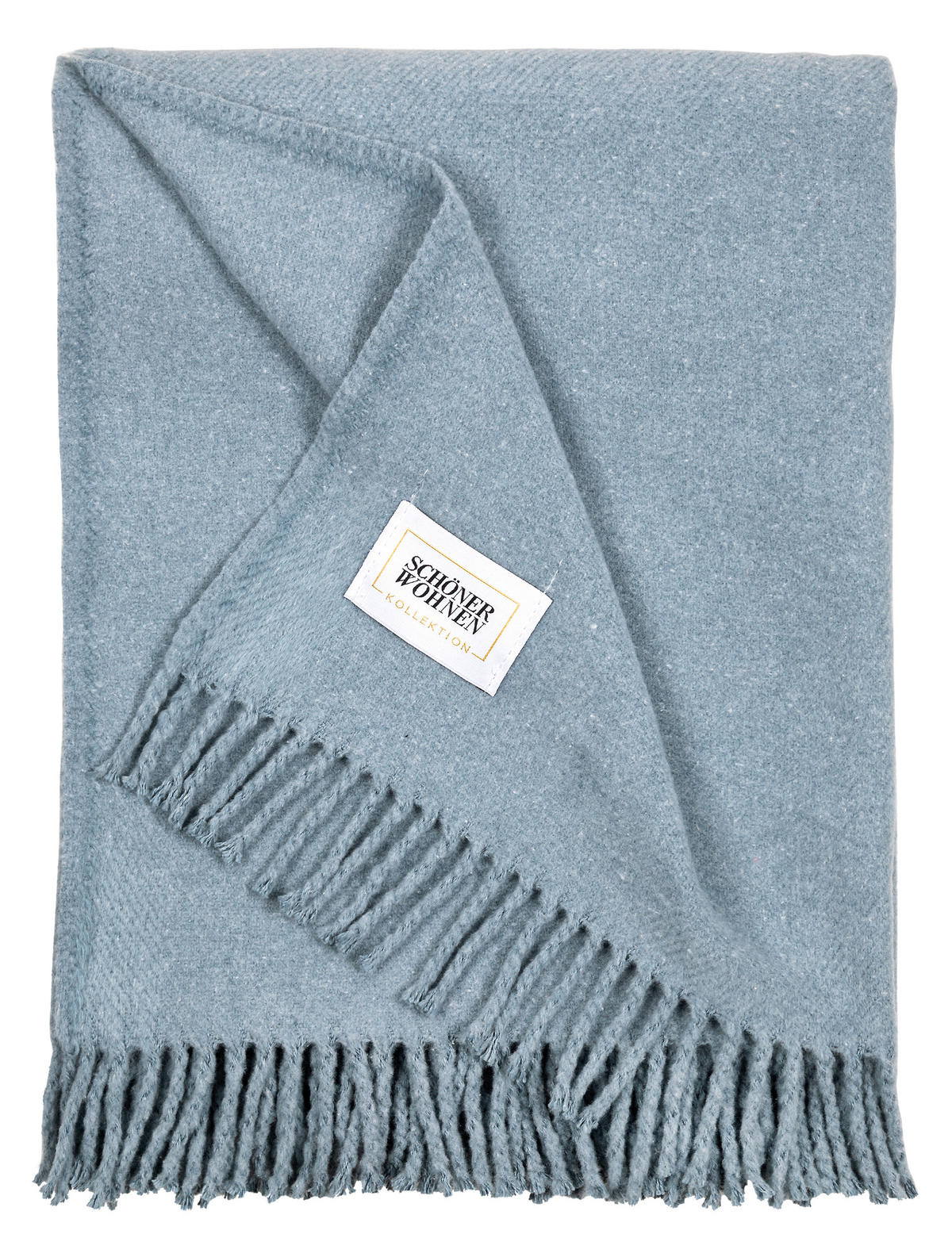 PLAID SW-BASICS  - Blau, Basics, Textil (140/200cm) - Schöner Wohnen