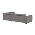 ECKSOFA Anthrazit Struktur  - Anthrazit/Schwarz, Design, Kunststoff/Textil (284/205cm) - Xora