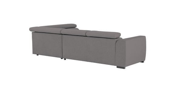 ECKSOFA Anthrazit Struktur - Anthrazit/Schwarz, Design, Kunststoff/Textil (284/205cm) - Xora