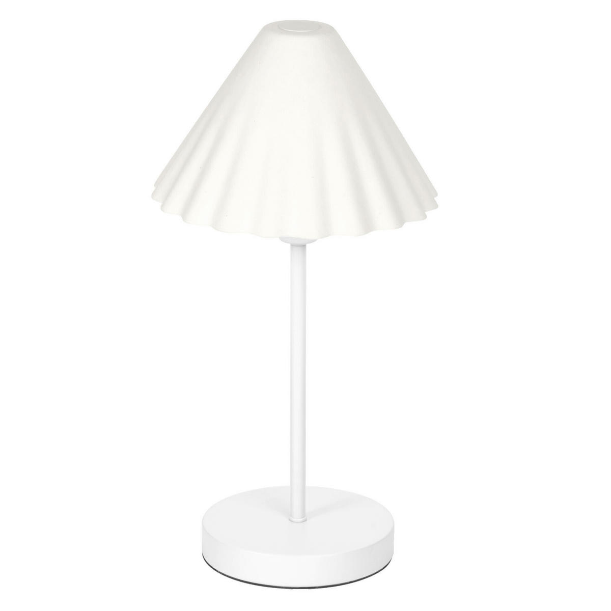 TISCHLEUCHTE 21.8/41.5 cm   - Weiß/Hellgrün, Basics, Papier/Metall (21.8/41.5cm) - Osram