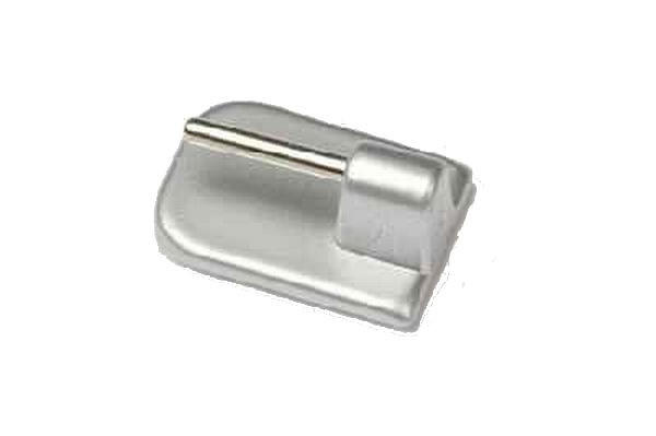 SELBSTKLEBEHAKEN  - Silberfarben, Basics, Kunststoff (1.6/2.3cm) - Homeware