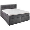 BOXSPRINGBETT 160/200 cm  in Anthrazit  - Anthrazit/Schwarz, KONVENTIONELL, Kunststoff/Textil (160/200cm) - Carryhome