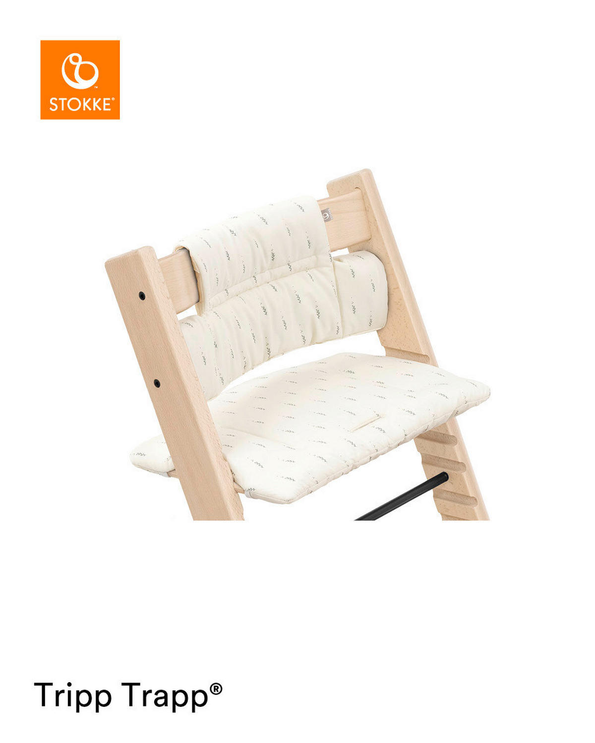 HOCHSTUHLEINLAGE Tripp Trapp  - Beige, Basics, Textil (28/21/7cm) - Stokke