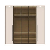 ORMAR SA KLASIČNIM VRATIMA  232/226/60 cm  - Dizajnerski, staklo/metal (232/226/60cm)