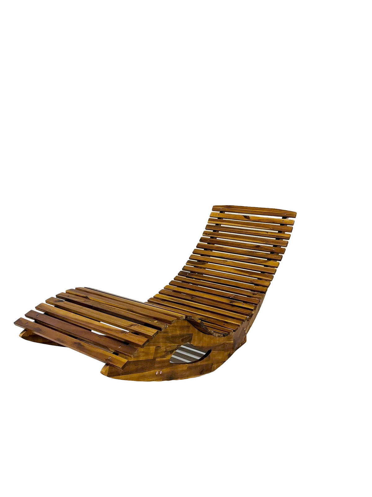 SCHAUKELLIEGE  - Akaziefarben, Basics, Holz (156/60/72cm)