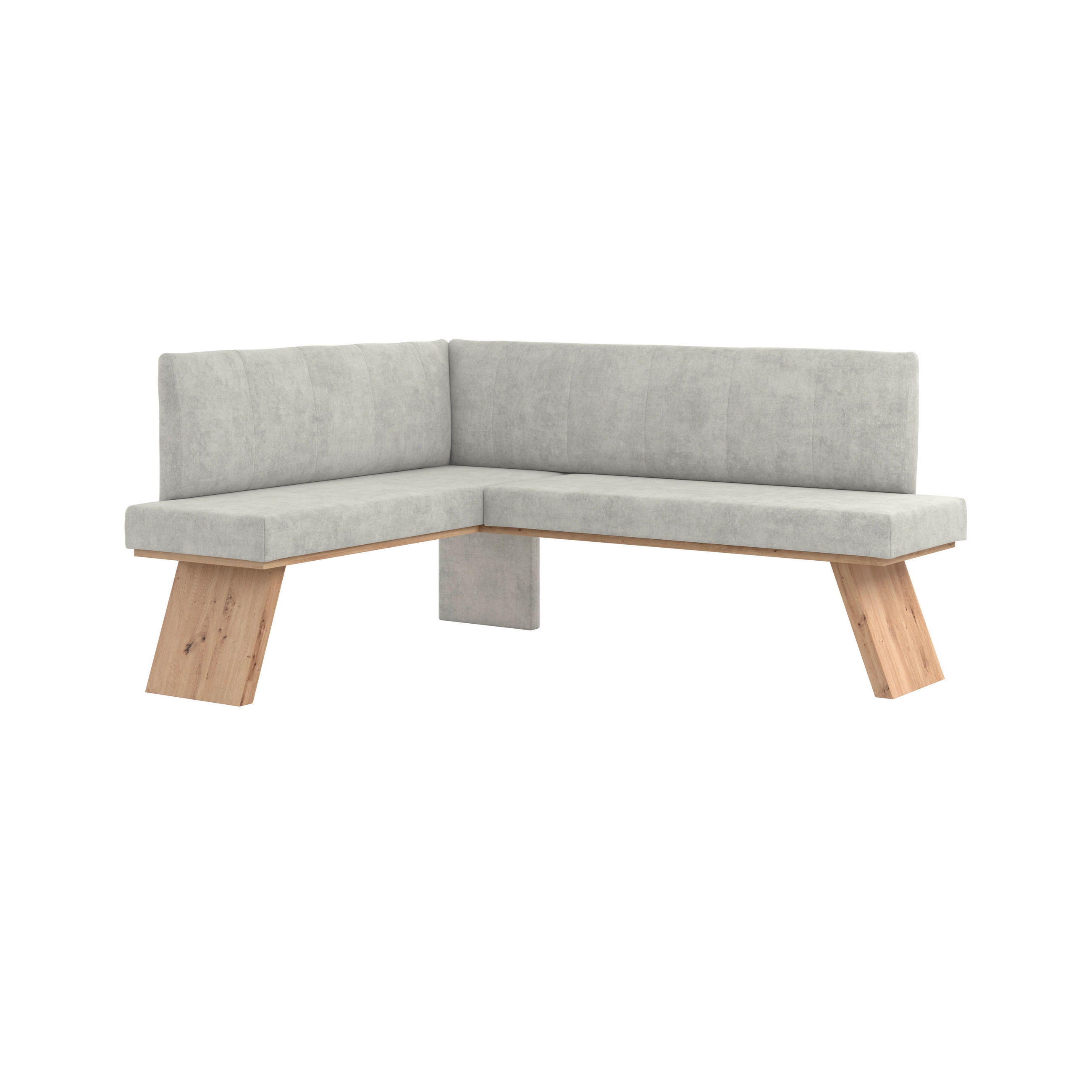 Livetastic Eckbank Hellgrau 160x140 cm