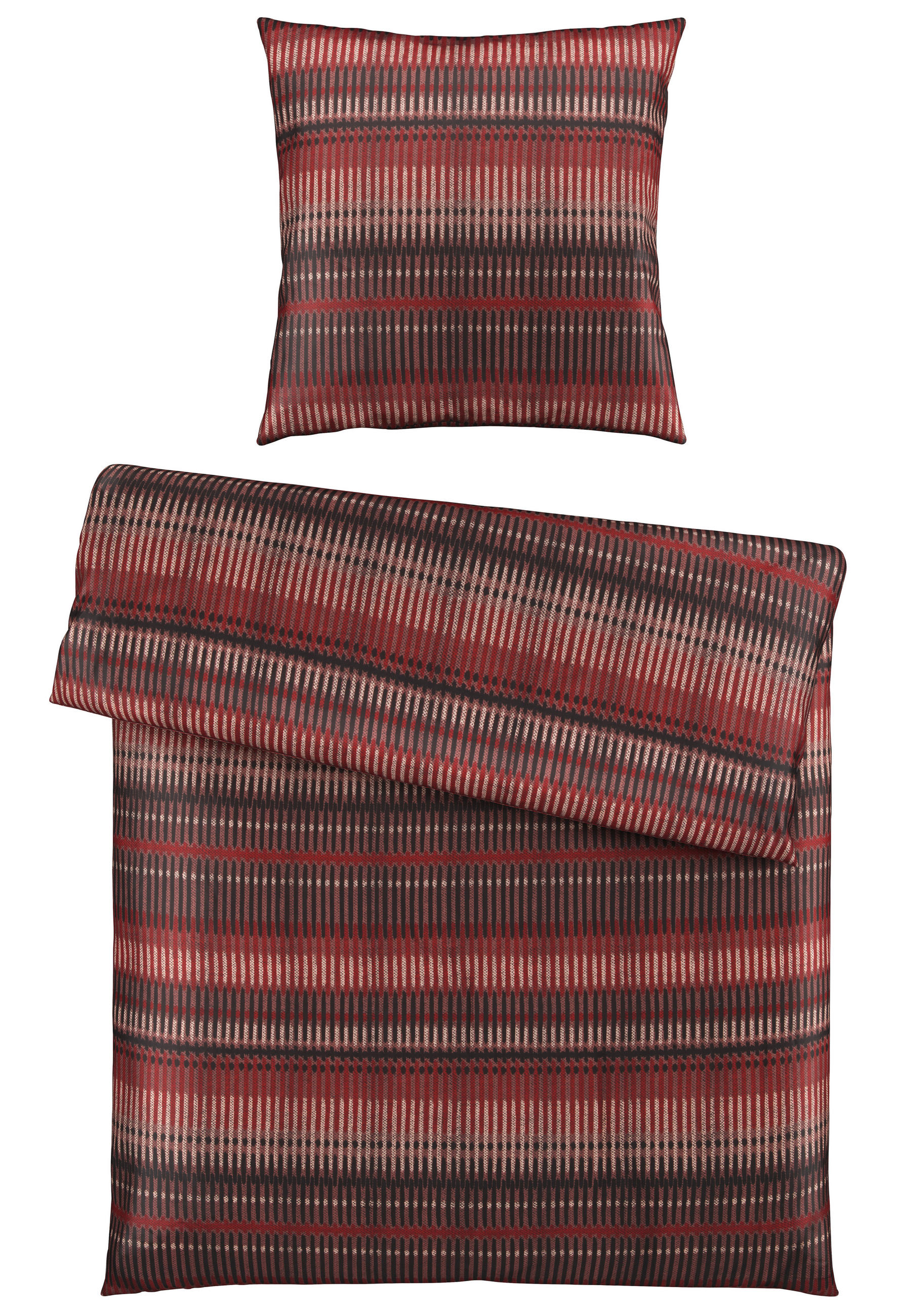 BETTWÄSCHE 135/200 cm Satin  - Braun/Rosa, KONVENTIONELL, Textil (135/200cm) - Esposa